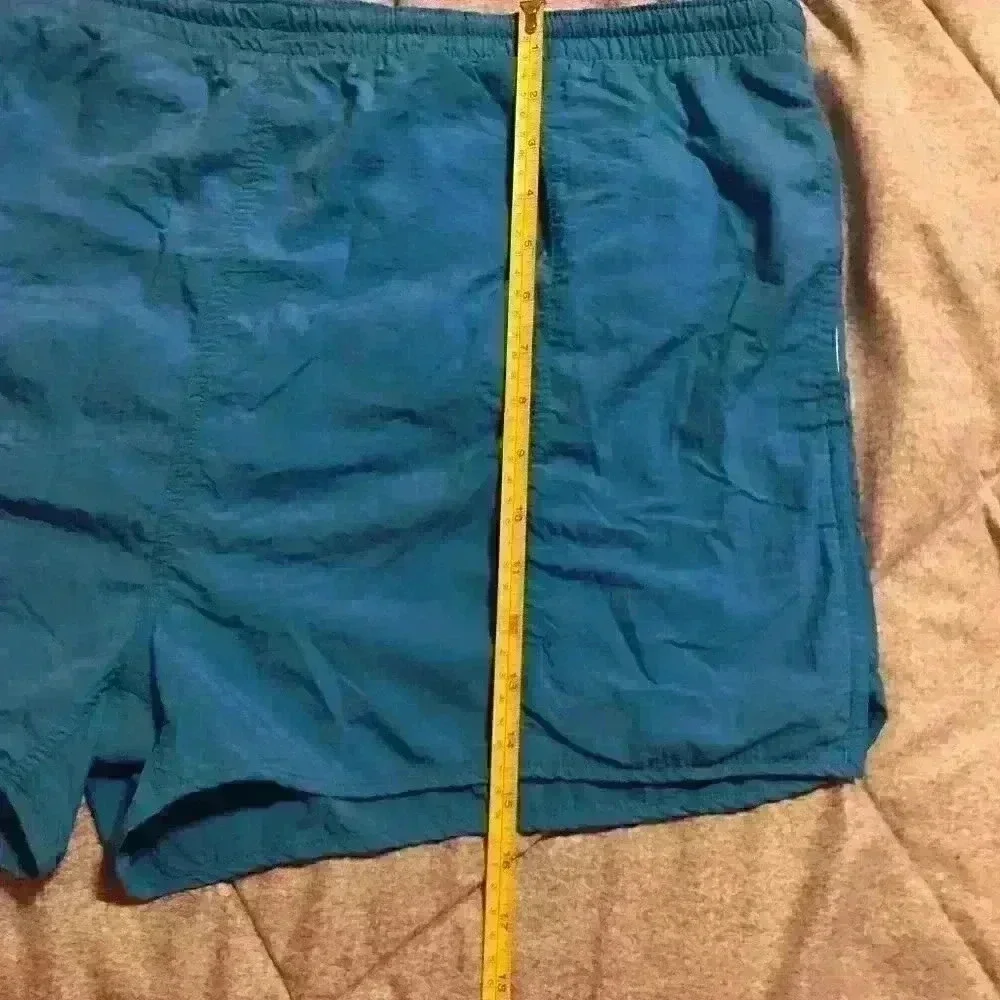 OshKosh Bgosh Vintage Mens XL‎ Nylon Swim Trunks Teal Blue Mesh Lined Shorts